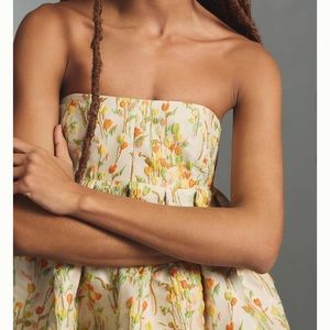 Strapless Jacquard Babydoll
Dress